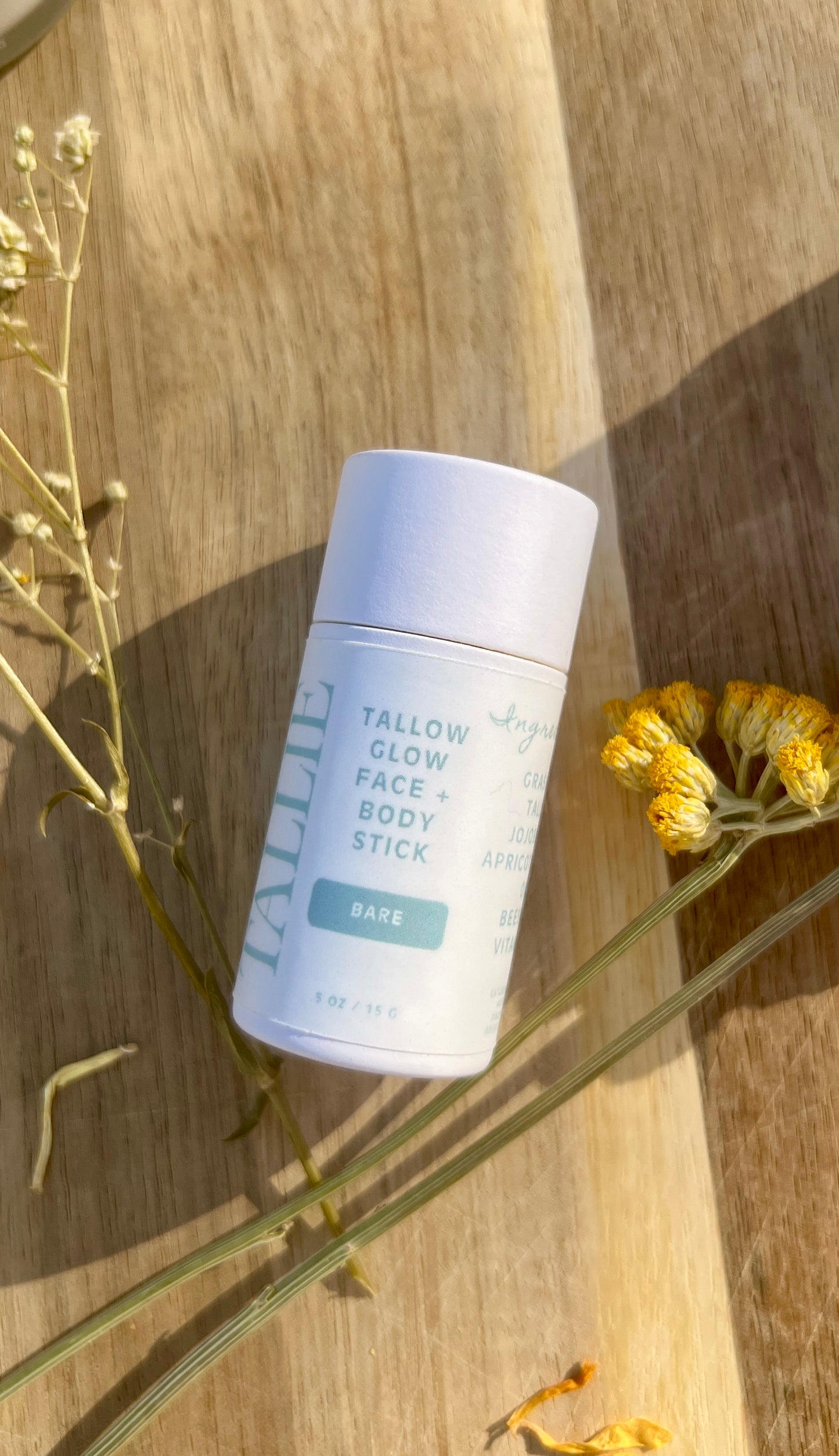 Tallow Glow Face + Body Stick - Bare/Unscented