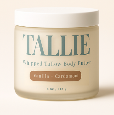 Vanilla + Cardamom Whipped Tallow Butter